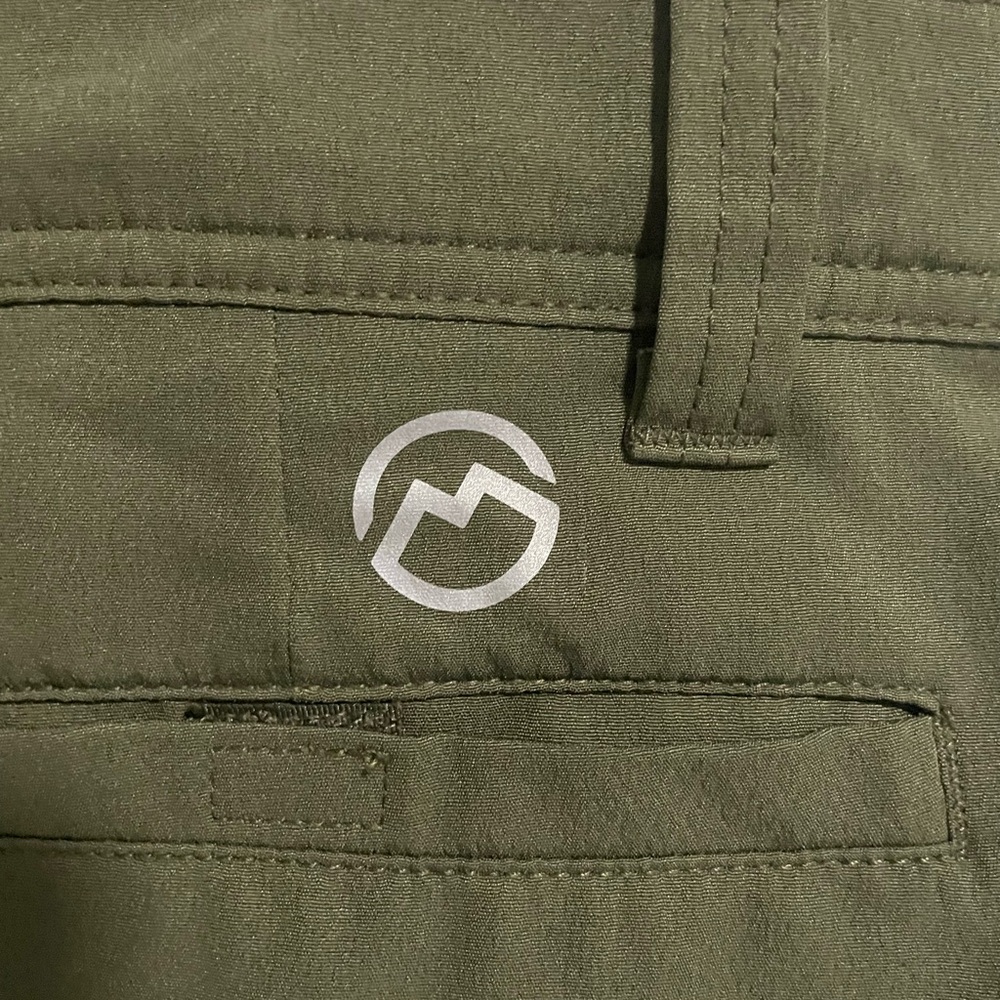 Magellan Outdoors Dark Green Water-Repellent Pants